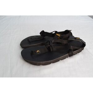 Luna Sandals Mono Winged Vibram Minimalist Sandals Black Mens 5.5 Womens 7.5